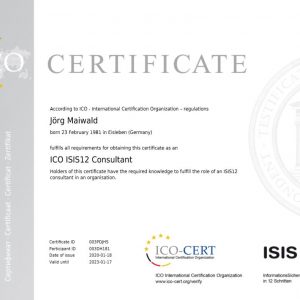 ICO ISIS12 Consultant